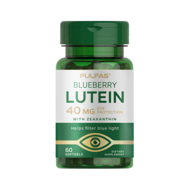 Blueberry Lutein 40mg Eye Protection 60 Quick Release Capsules