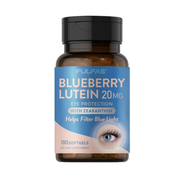 Blueberry Lutein 20mg Eye Protection 180 Quick Release Capsules